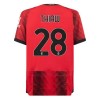 AC Milan Thiaw 28 Hjemme 23-24 - Herre Fotballdrakt